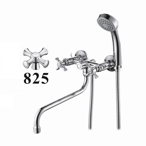 Смеситель для ванны D-Lin D143825 универсальный цвет  Хром