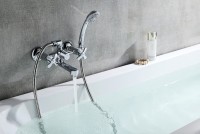 Смеситель для ванны Lemark Partner LM6542C Хром латунь на стену