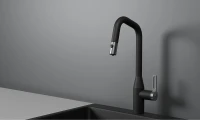 Смеситель для кухни Granula 8171 цвет Шварц