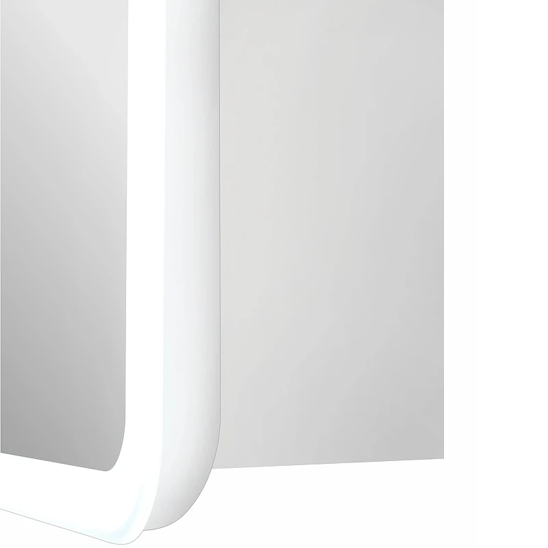 Зеркальный шкаф Reflection Chill 500х800 RF2317CH с подсветкой Белый матовый МДФ / ЛДСП, стекло
