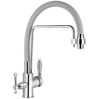 Смеситель для кухни Viko V-5616 Хром Серый латунь