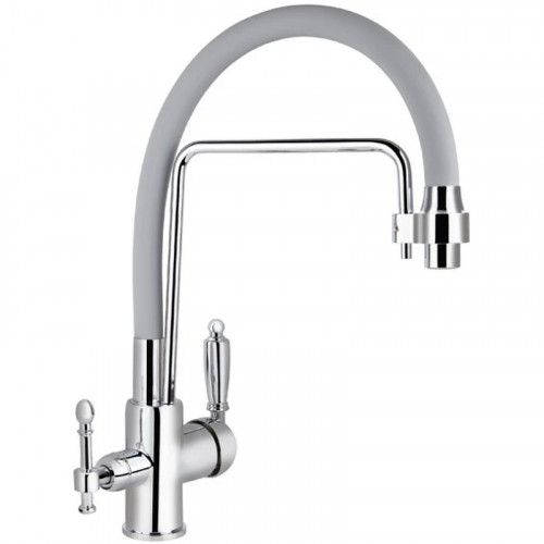 Смеситель для кухни Viko V-5616 Хром Серый латунь