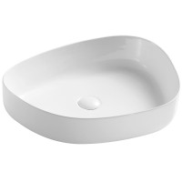 Раковина-чаша Ceramicanova Element 40 CN5003 Белая фаянс накладная