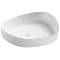 Раковина-чаша Ceramicanova Element 40 CN5003 Белая фаянс накладная
