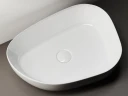 Раковина-чаша Ceramicanova Element 40 CN5003 Белая фаянс накладная