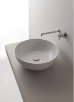 Раковина-чаша Globo T-Edge 45 B6T45.BI Белая фарфор накладная