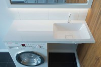 Раковина Madera Kamilla 120 R 4627173210010 с местом под стиральную машину Белая