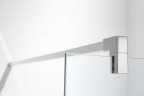 Душевая перегородка Aquatek 100 AQ WIW 10020CH профиль Хром стекло прозрачное