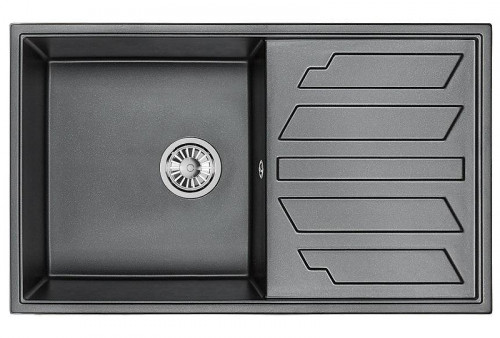 Кухонная мойка Granula 86 8601 цвет Шварц