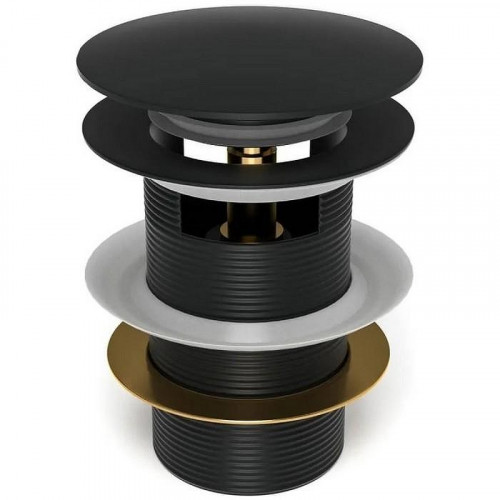 Донный клапан Maretti AC19Z12560 click-clack Черный матовый