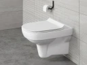 Комплект унитаза с инсталляцией Cersanit City 64277 с сиденьем Микролифт и Белой Хром клавишей смыва фарфор подвесной