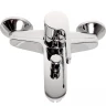 Смеситель для ванны Webert DoReMi DR850102015 Хром глянцевый на стену