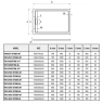 Душевой поддон из искусственного камня WeltWasser WW TRS 12080 STONE-BL 120x80 10000004381 Черный