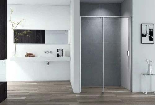Душевая дверь Cezares Urban 110 URBAN-B-12-110-C-CR профиль Хром стекло прозрачное