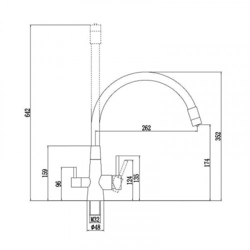 Смеситель для кухни Fmark FS1062-S цвет Песочный