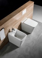 Унитаз Aquatek Либра NEW AQ1908N-00 приставной с сиденьем Микролифт фарфор приставной