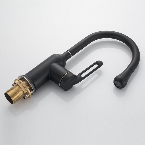 Смеситель для раковины Raffine F101H цвет Черный