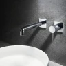 Смеситель для раковины Black&White Universe U7620D 7620UD Хром латунь встраиваемый