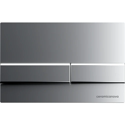 Комплект унитаза с инсталляцией Ceramicanova Play CN3001_1002M_1000 с сиденьем Микролифт и клавишей смыва Хром матовый фарфор подвесной