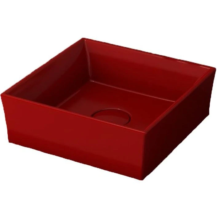 Раковина-чаша Bocchi Vessel 40 1173 Красная глянцевая фаянс накладная