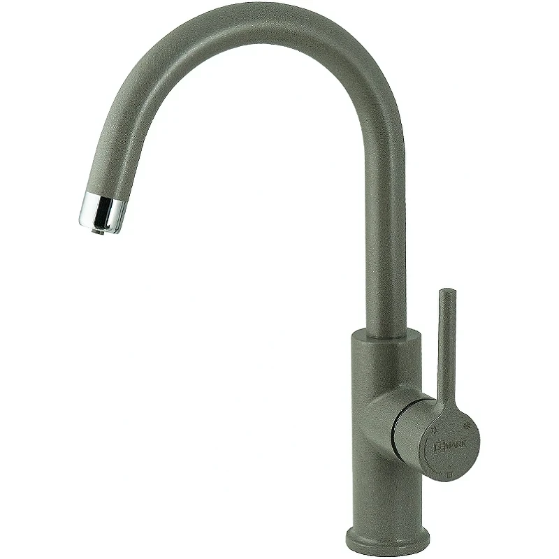 Смеситель для кухни Lemark Comfort LM3073PGS Серый шелк латунь