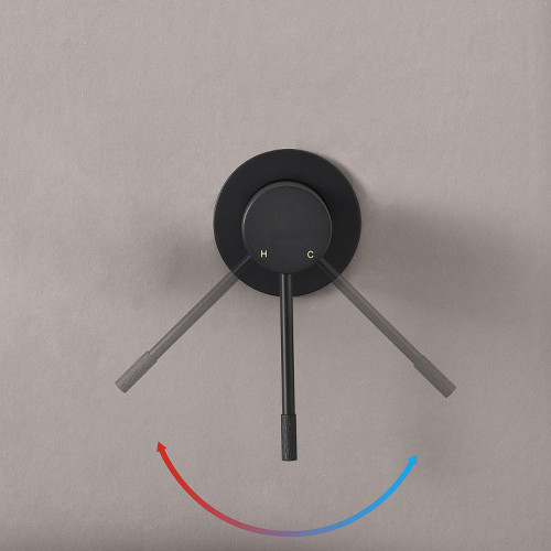 Смеситель для раковины Vincea Desire VBFW-1D1MB Черный матовый латунь встраиваемый