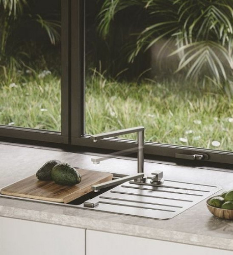 Смеситель для кухни Alveus Norma Chr 1132182 Хром латунь