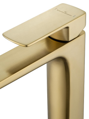 Смеситель для раковины Wonzon &amp; Woghand Edge WW-88239003-BG цвет Брашированное золото
