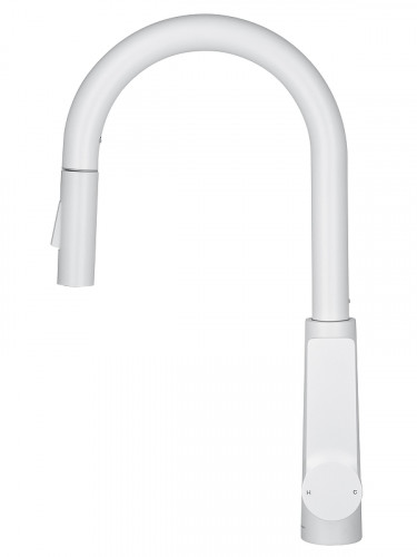 Смеситель для кухни Wonzon &amp; Woghand WW-A20782-MW цвет Белый матовый