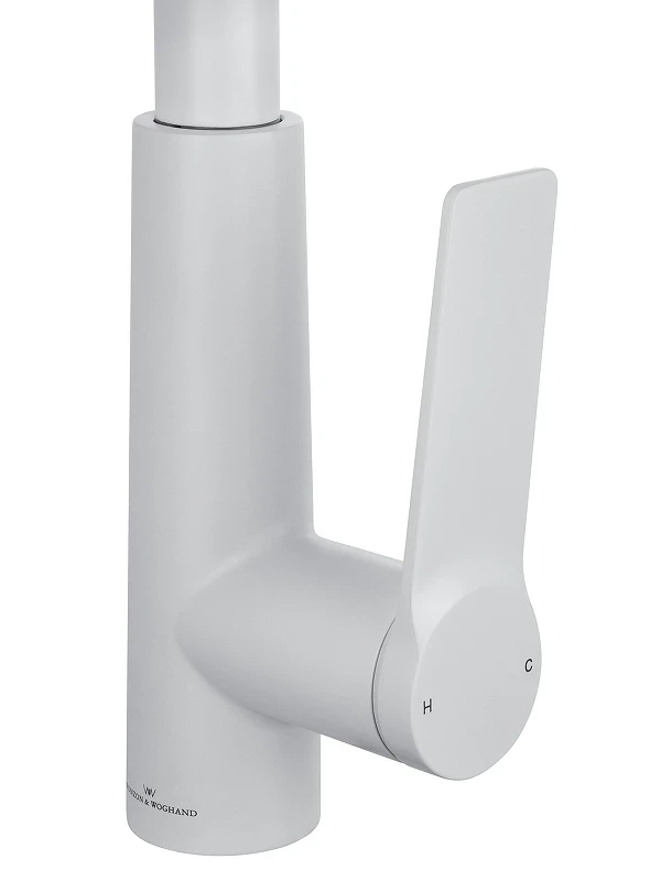 Смеситель для кухни Wonzon & Woghand WW-A20782-MW цвет Белый матовый