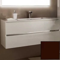 Тумба с раковиной SanVit Кубэ-2 80 kkube2080 в цвете Ral подвесная Шоколад МДФ / ЛДСП