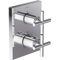 Смеситель для душа Jacob Delafon Modulo E75388-CP с термостатом Хром латунь встраиваемый