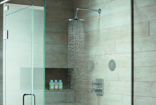 Смеситель для душа Jacob Delafon Modulo E75388-CP с термостатом Хром латунь встраиваемый