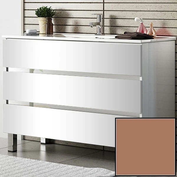 Тумба с раковиной SanVit Кубэ-3 90 kkube3090 в цвете Ral Капучино МДФ / ЛДСП