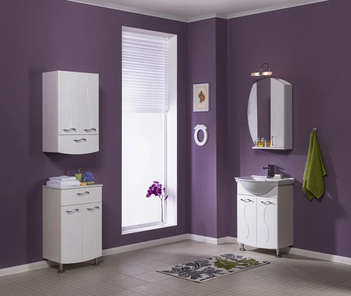 Зеркало со шкафом Aquanet Моника 60 186773 R Белое МДФ / ЛДСП, стекло