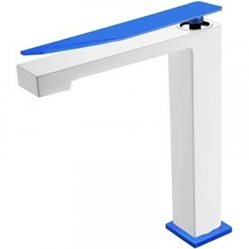 Смеситель для раковины Boheme Q 142-WUW.2 Белый Синий латунь