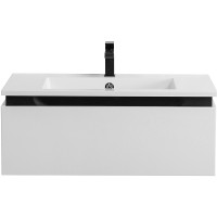 Тумба под раковину Cezares Slider 80 SLIDER-800-1C-SO-BO подвесная Bianco Opaco МДФ / ЛДСП