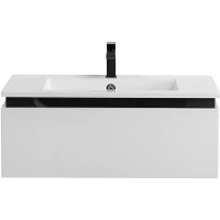 Тумба под раковину Cezares Slider 80 SLIDER-800-1C-SO-BO подвесная Bianco Opaco МДФ / ЛДСП