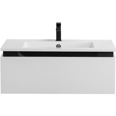 Тумба под раковину Cezares Slider 80 SLIDER-800-1C-SO-BO подвесная Bianco Opaco МДФ / ЛДСП