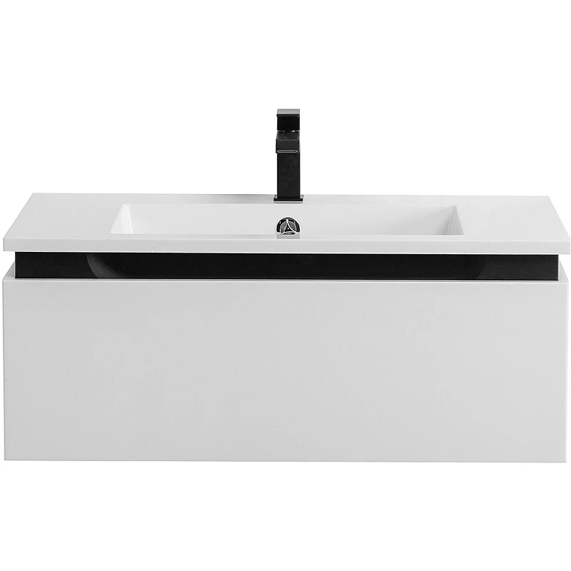 Тумба под раковину Cezares Slider 80 SLIDER-800-1C-SO-BO подвесная Bianco Opaco МДФ / ЛДСП
