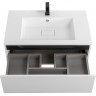 Тумба под раковину Cezares Slider 80 SLIDER-800-1C-SO-BO подвесная Bianco Opaco МДФ / ЛДСП