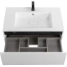Тумба под раковину Cezares Slider 80 SLIDER-800-1C-SO-BO подвесная Bianco Opaco МДФ / ЛДСП