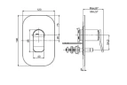 Смеситель для душа Fima Carlo Frattini Flo F3809X2CR цвет Хром