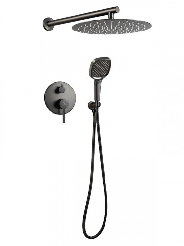 Душевая система FILARETE Roun FL1028BG цвет Графит