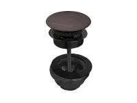 Донный клапан Scarabeo 10010/CNROP53 Click Clack цвет Черный матовый Тобакко