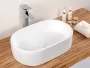 Раковина-чаша BelBagno 55 BB1048 Белая фаянс накладная