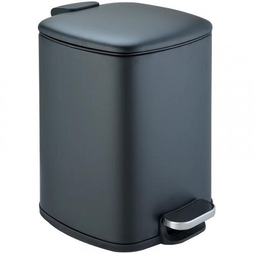 Ведро для мусора WeltWasser Berg BL 6L 10000013397 Черное матовое