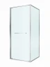 Душевой уголок Cezares Lux 90x90 LUX-A-FS-1-90-C-CR профиль Хром стекло прозрачное