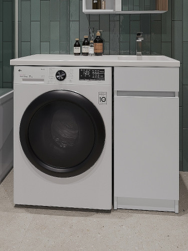 Тумба под раковину Orange Sistema 100 STK-40TUW Белая МДФ / ЛДСП