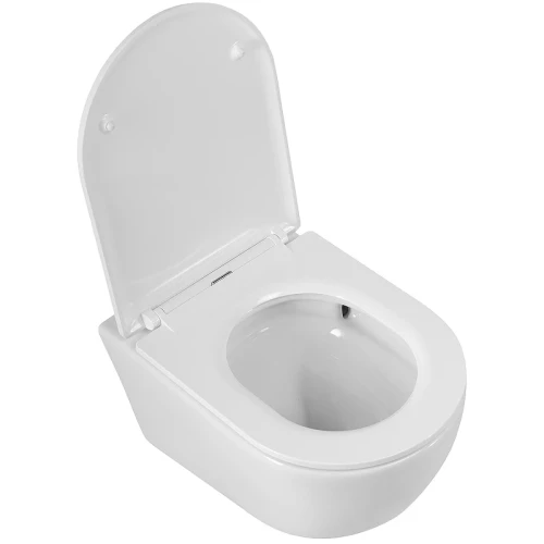 Унитаз Cezares Relax-Tor CZR-3806-53-TH-TOR/SC подвесной с сиденьем Микролифт фаянс подвесной